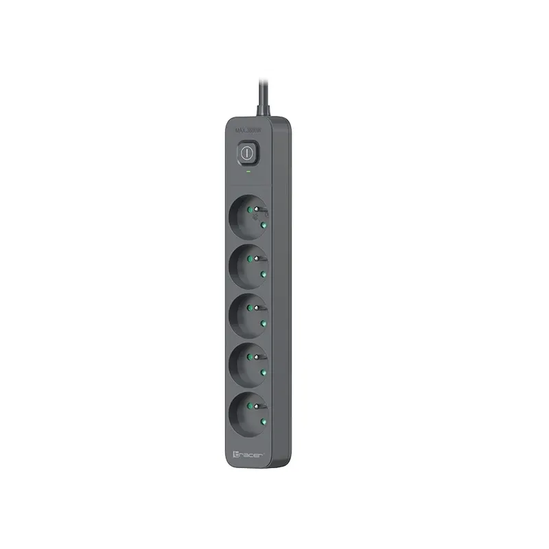 Tracer 47024 Zebra mobile ready 1.5m ,5 outlets + 2USB 2,1A,