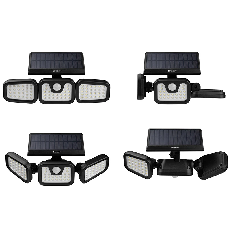 Tracer 47191 Saturn LED solar floodlight with motion sensor