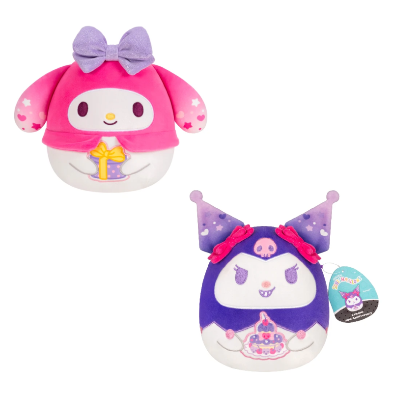 SQUISHMALLOWS HELLO KITTY W26 Plīša rotaļlieta, 20 cm