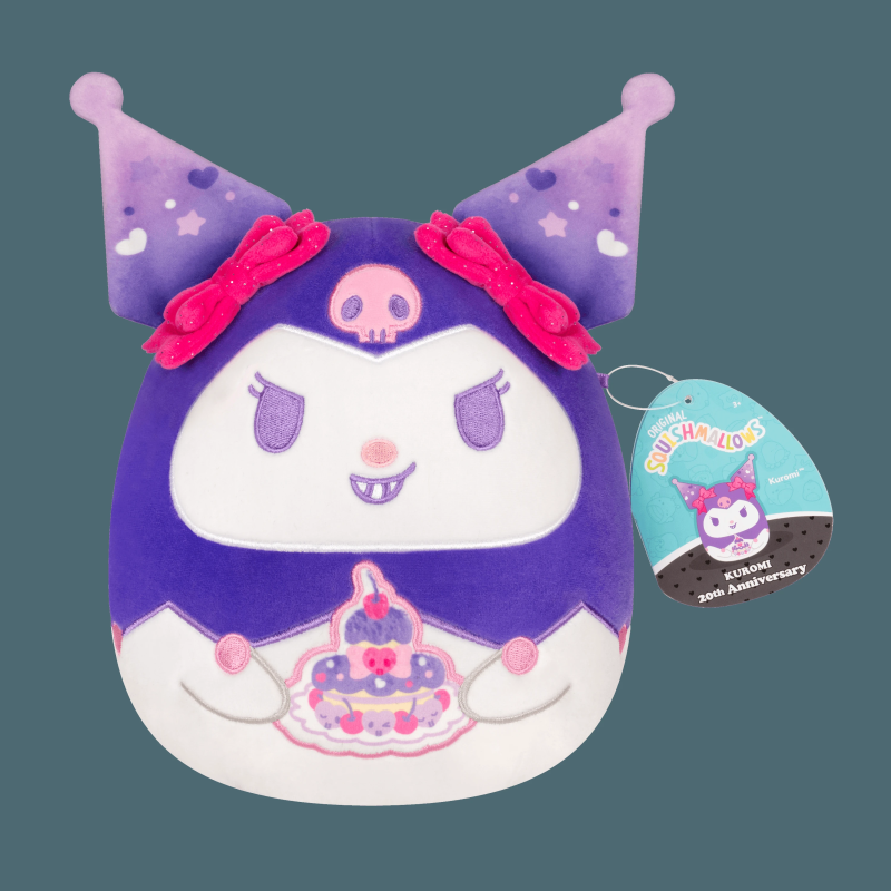 SQUISHMALLOWS HELLO KITTY W26 Plīša rotaļlieta, 20 cm