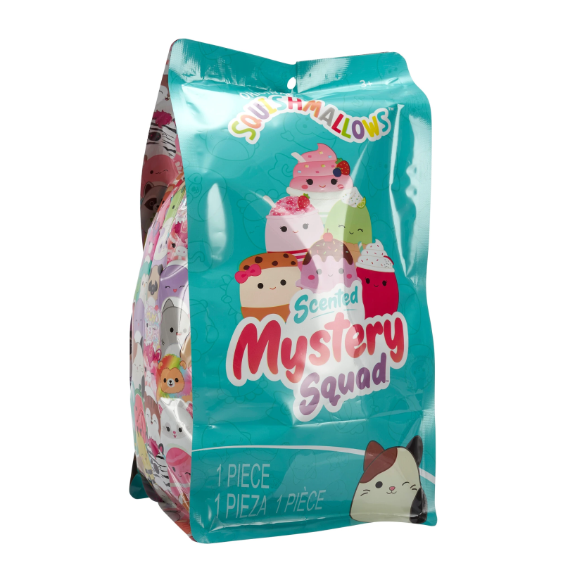 SQUISHMALLOWS Mystery Squad W21 Plīša rotaļlieta slēgtā iepakojumā, 20 cm