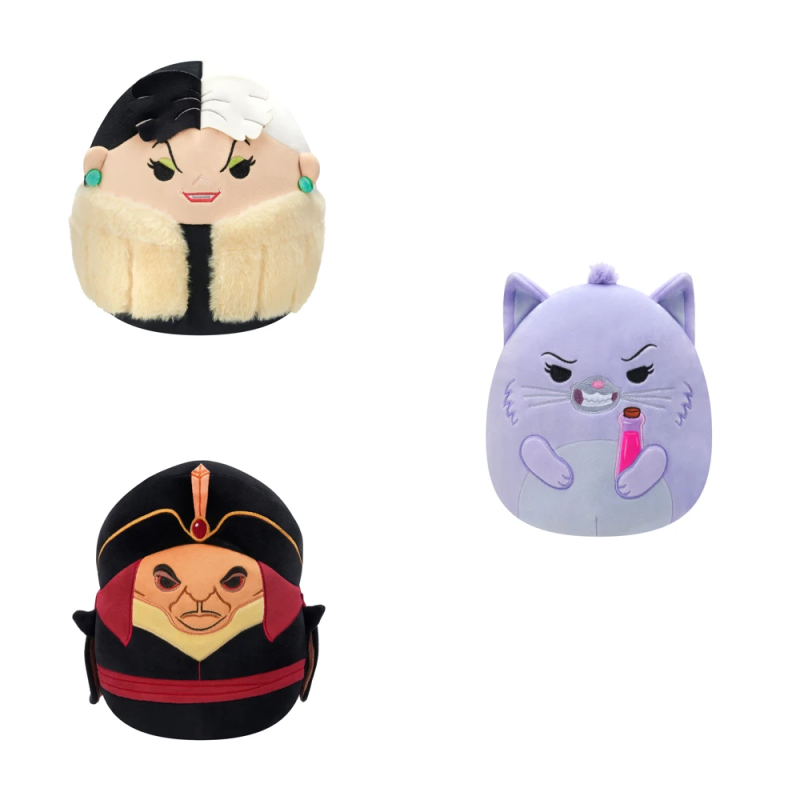 SQUISHMALLOWS DISNEY Villains W25 Plīša rotaļlieta, 20 cm
