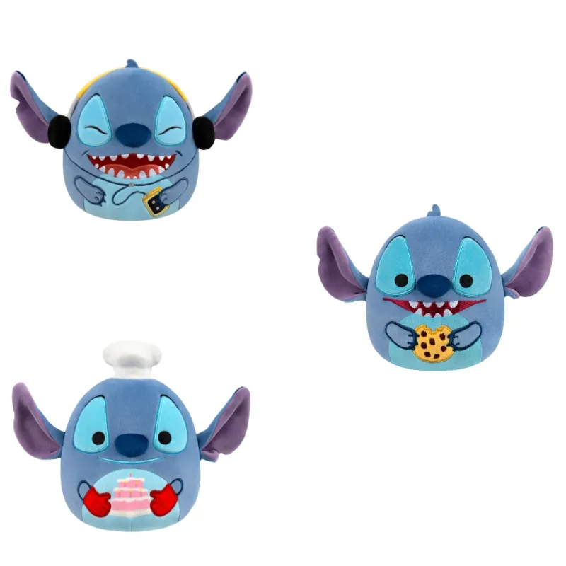 SQUISHMALLOWS DISNEY STITCH Plīša rotaļlieta, 16 cm,