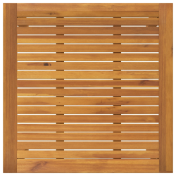 vidaXL Dārza ēdamgalds 3 pcs Melna Cietā akācijas koks