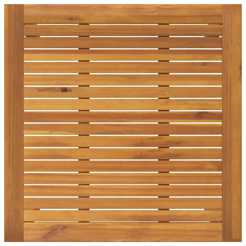 vidaXL Dārza ēdamgalds 5 pcs Melna Cietā akācijas koks