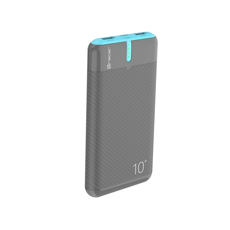 Tracer 47514 EnerGo 10000mAh Power Bank gray-blue