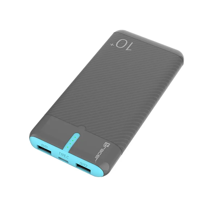 Tracer 47514 EnerGo 10000mAh Power Bank gray-blue