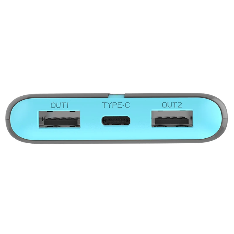 Tracer 47514 EnerGo 10000mAh Power Bank gray-blue