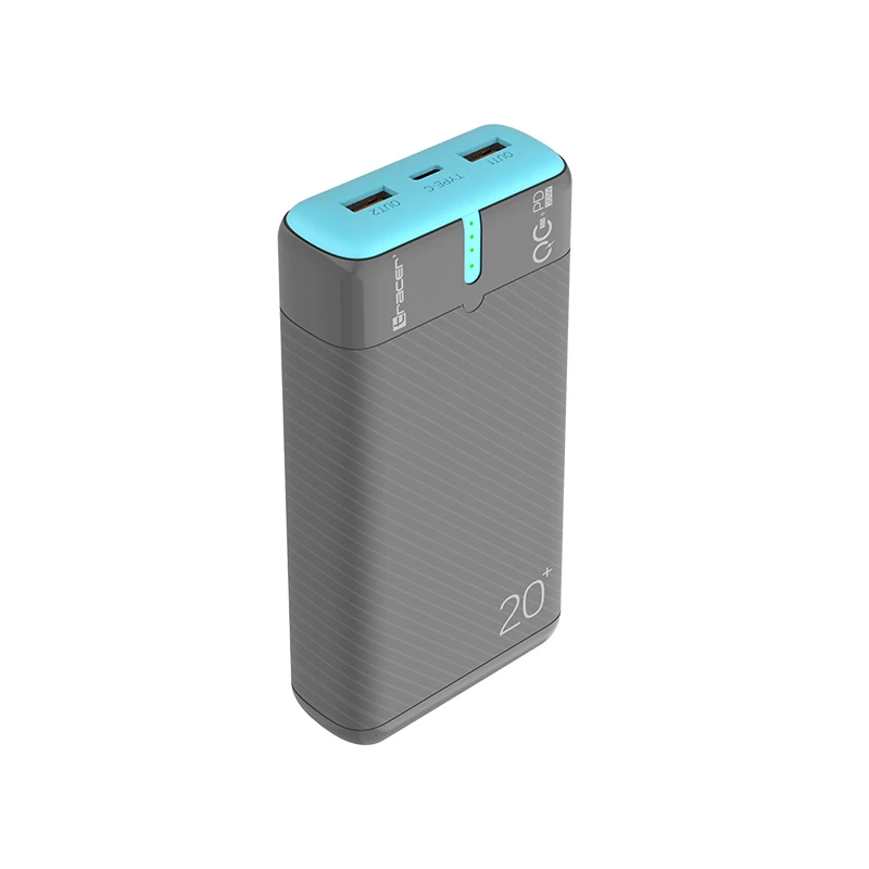 Tracer 47517 EnerGen 20000mAh Power Bank gray-blue