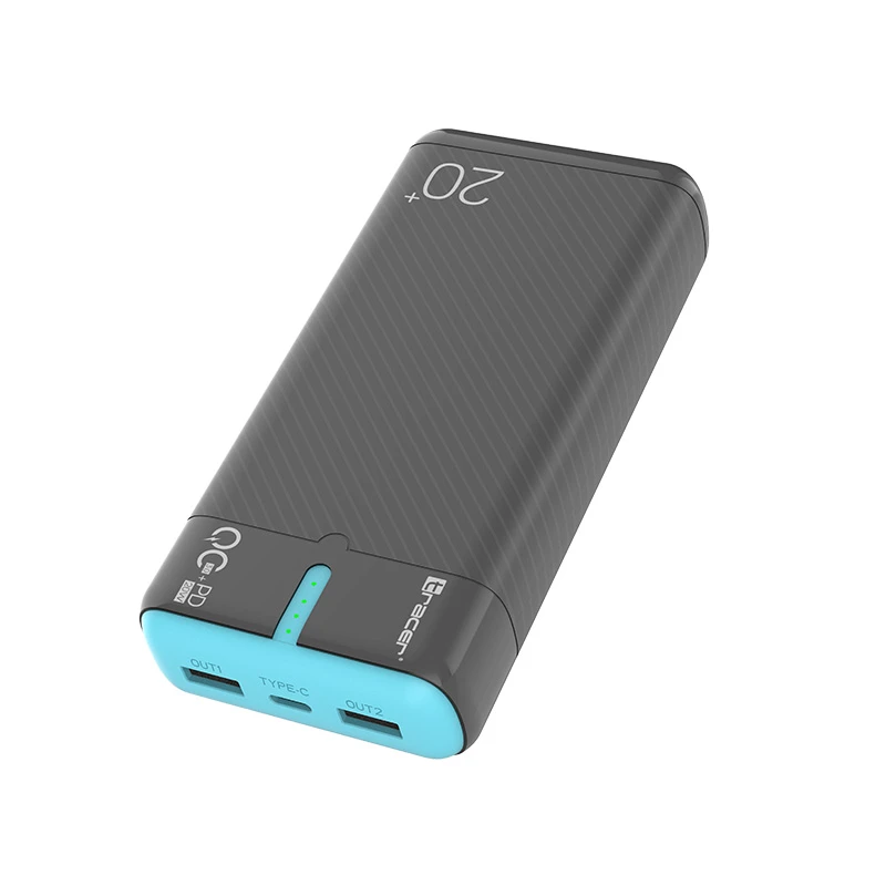 Tracer 47517 EnerGen 20000mAh Power Bank gray-blue