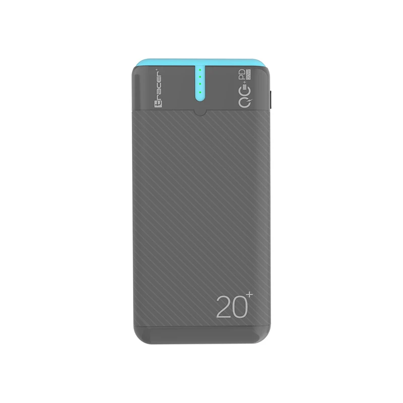 Tracer 47517 EnerGen 20000mAh Power Bank gray-blue