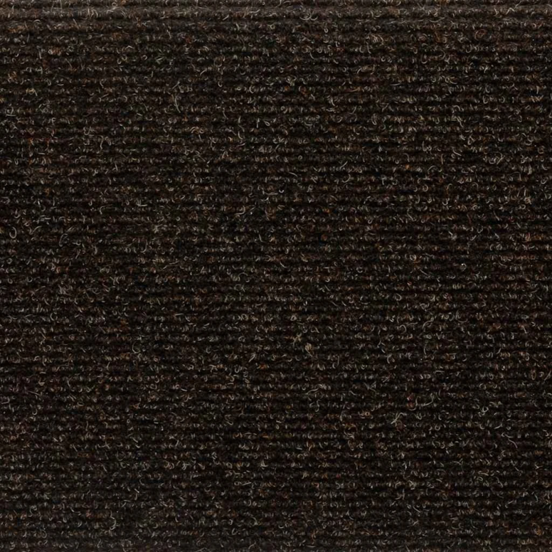 vidaXL kāpņu paklājiņi, pašlīmējoši, 30 gab., 65x21x4 cm, tumši brūni, taisnstūrveida mala