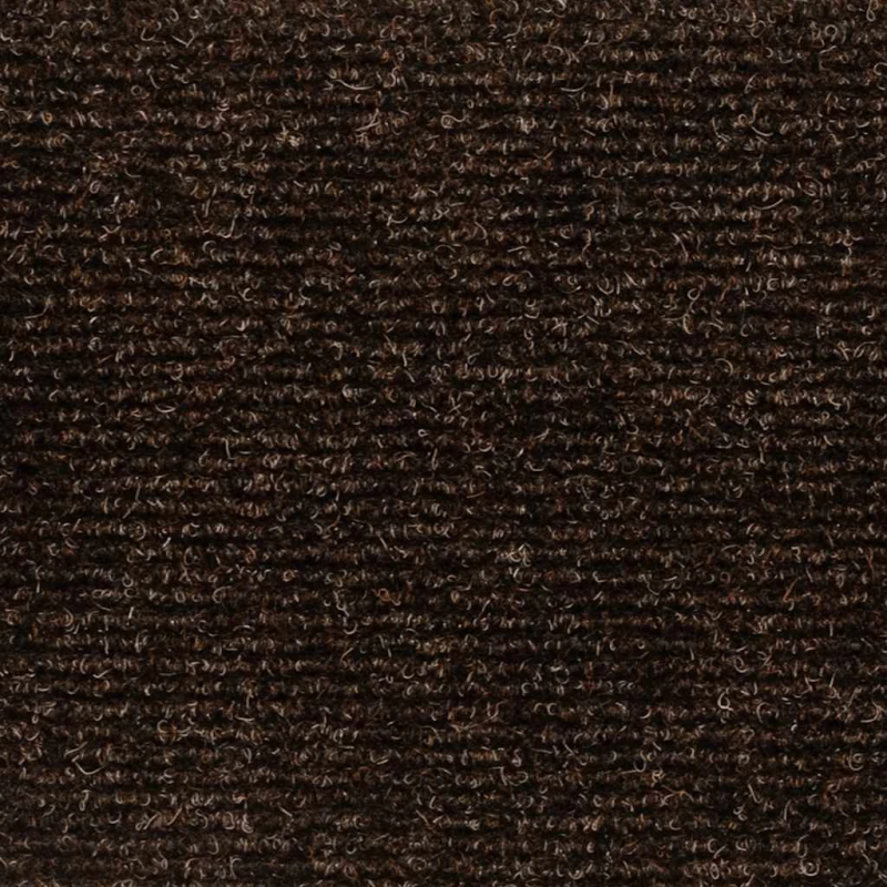 vidaXL kāpņu paklājiņi, pašlīmējoši, 30 gab., 76x20 cm, brūni, taisnstūrveida