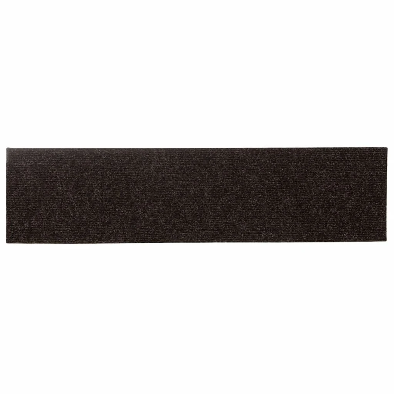 vidaXL kāpņu paklājiņi, pašlīmējoši, 30 gab., 76x20 cm, tumši brūni, taisnstūrveida