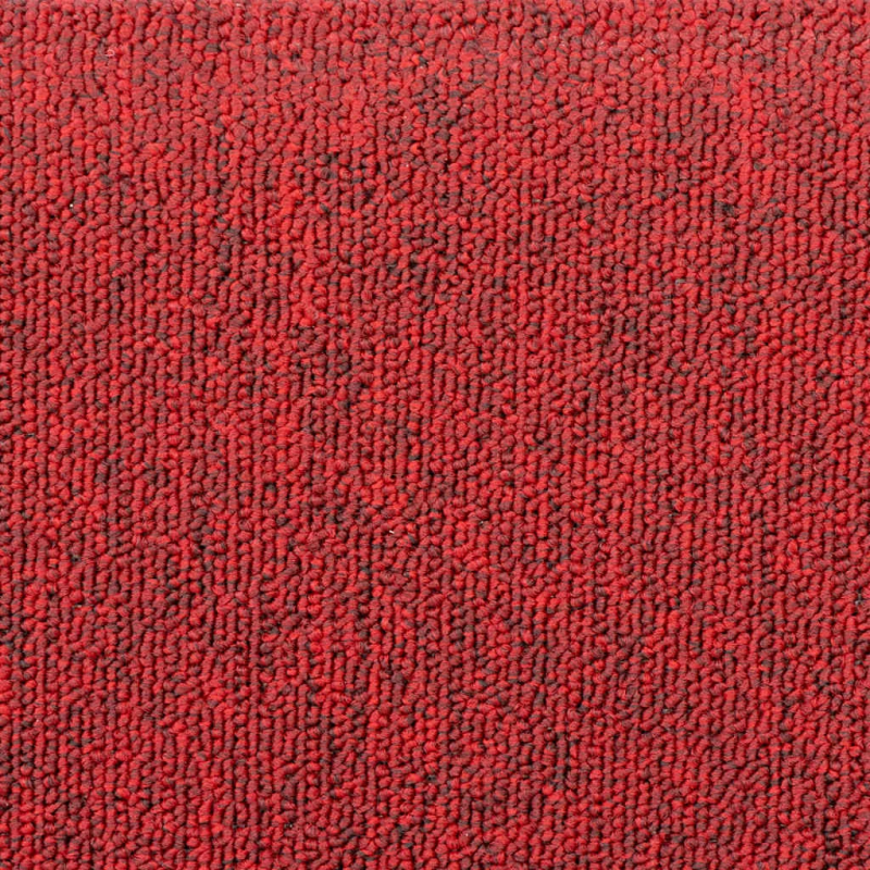 vidaXL kāpņu paklājiņi, 30 gab., 65x24x4 cm, sarkani, pusapaļi, lieli