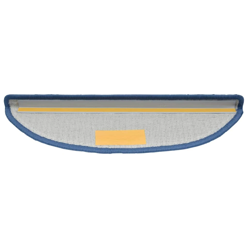 vidaXL kāpņu paklājiņi, 20 gab., 56x17x3 cm, zili, pusapaļi