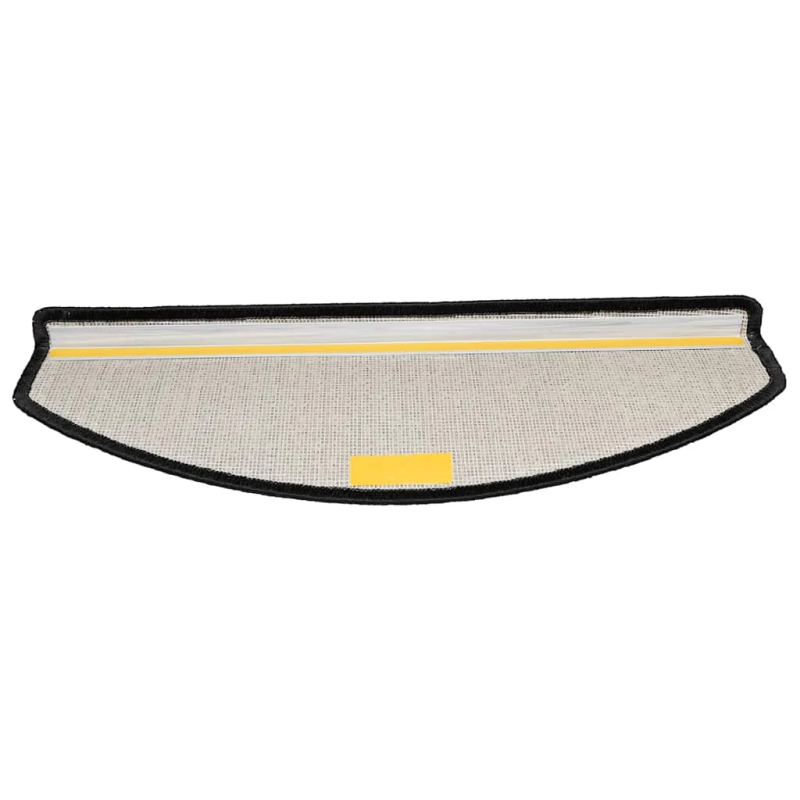 vidaXL kāpņu paklājiņi, 20 gab., 65x24x4 cm, antracīta krāsas, pusapaļi, lieli