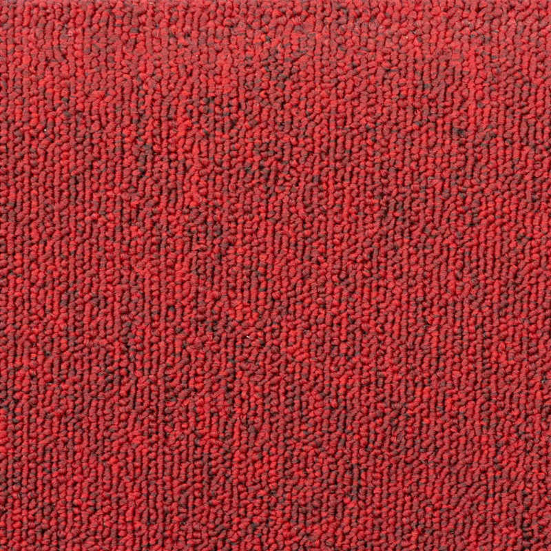 vidaXL kāpņu paklājiņi, 20 gab., 65x24x4 cm, sarkani, pusapaļi, lieli