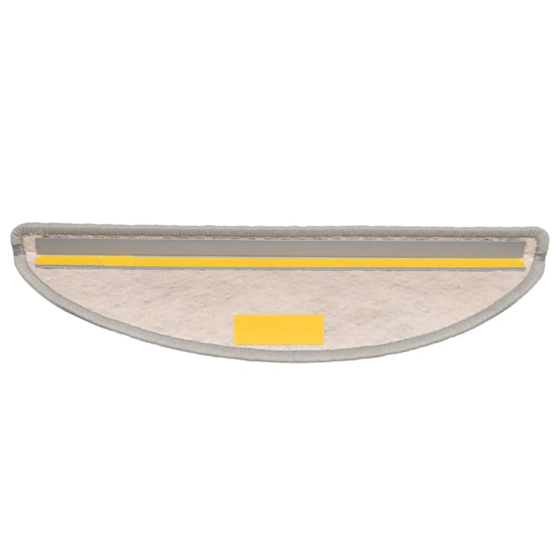 vidaXL Kāpņu Paklāji Pašlīmējošie Sisal-Look 30 gab 56x17x3 cm Platina