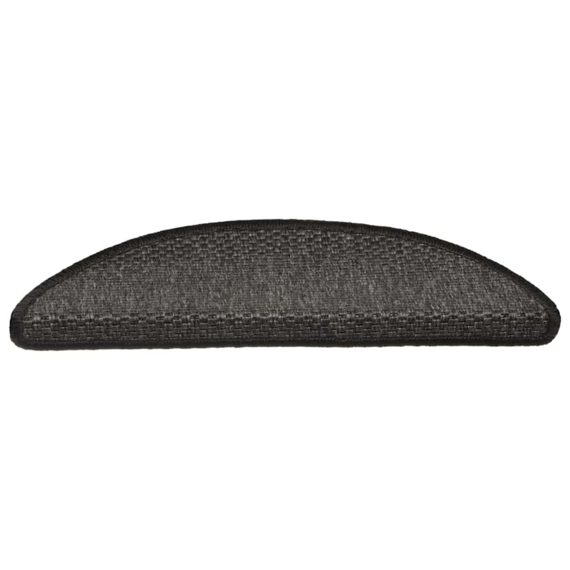 vidaXL kāpņu paklāji, 30 gab., pašlīmējoši, 56x17x3 cm, antracītpelēki