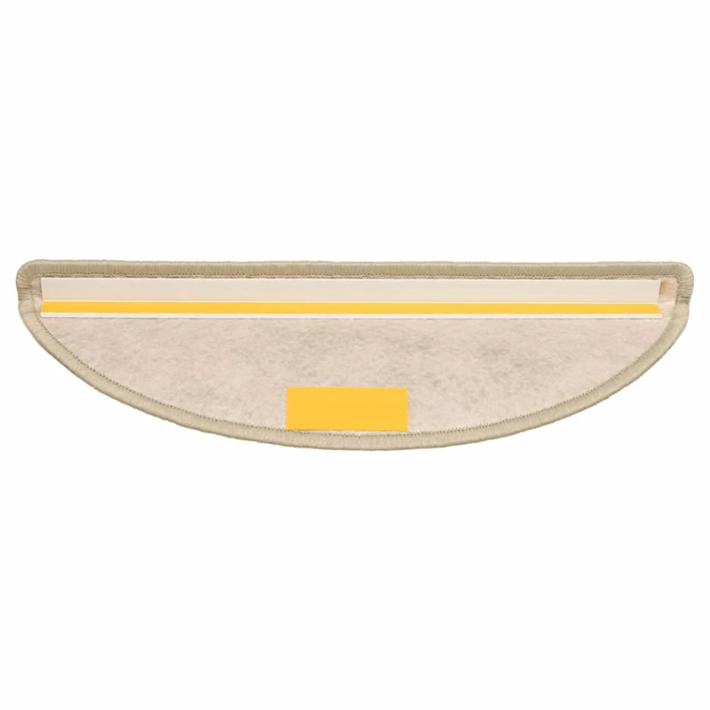 vidaXL kāpņu paklāji, 30 gab., pašlīmējoši, 56x17x3 cm, gaiši zaļi