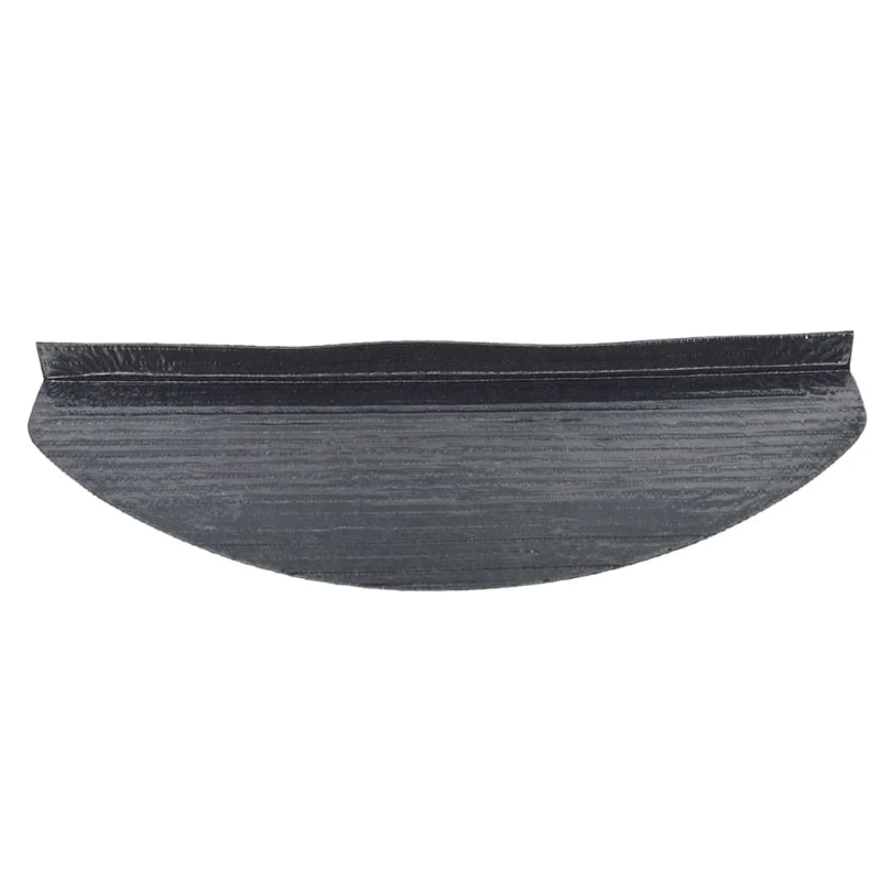 vidaXL kāpņu paklāji, 20 gab., pašlīmējoši, 65x22,5x3,5 cm, pelēki