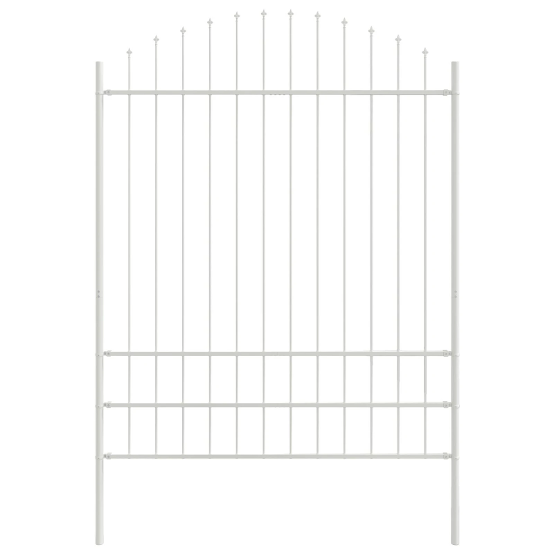 vidaXL Dārza žogs 6 pcs Balts 170 x 225 cm