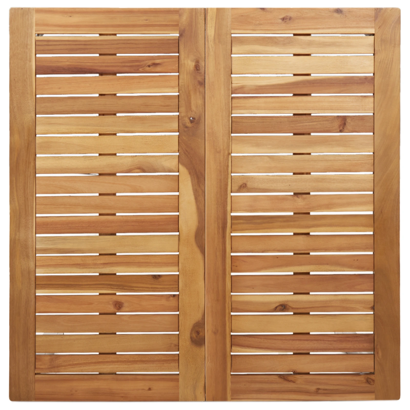 vidaXL Dārza ēdamgalds 3 pcs Brūna Cietā akācijas koks