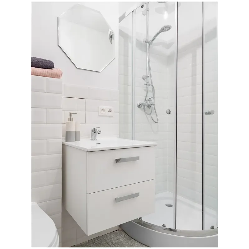 Vannas istabas izlietne Masterjero Skappa 60, keramika, 60 cm x 46 cm x 18 cm, balta krās.