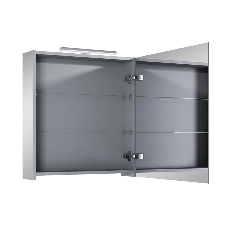 Skapis ar spoguli un LED Ekoline 60