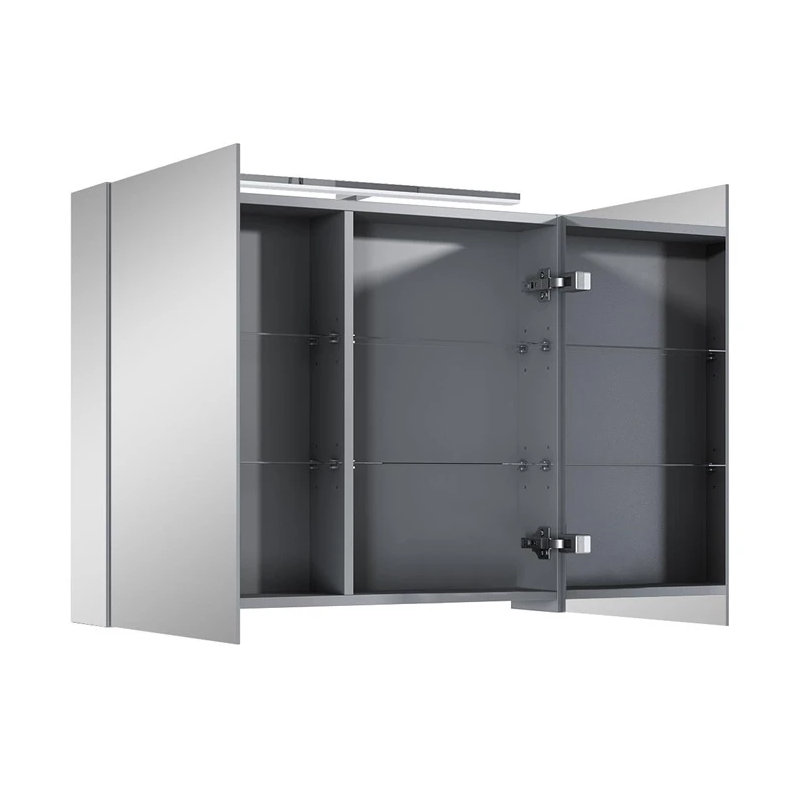 Piekaramais skapis Ekoline 80 ar spoguli un LED