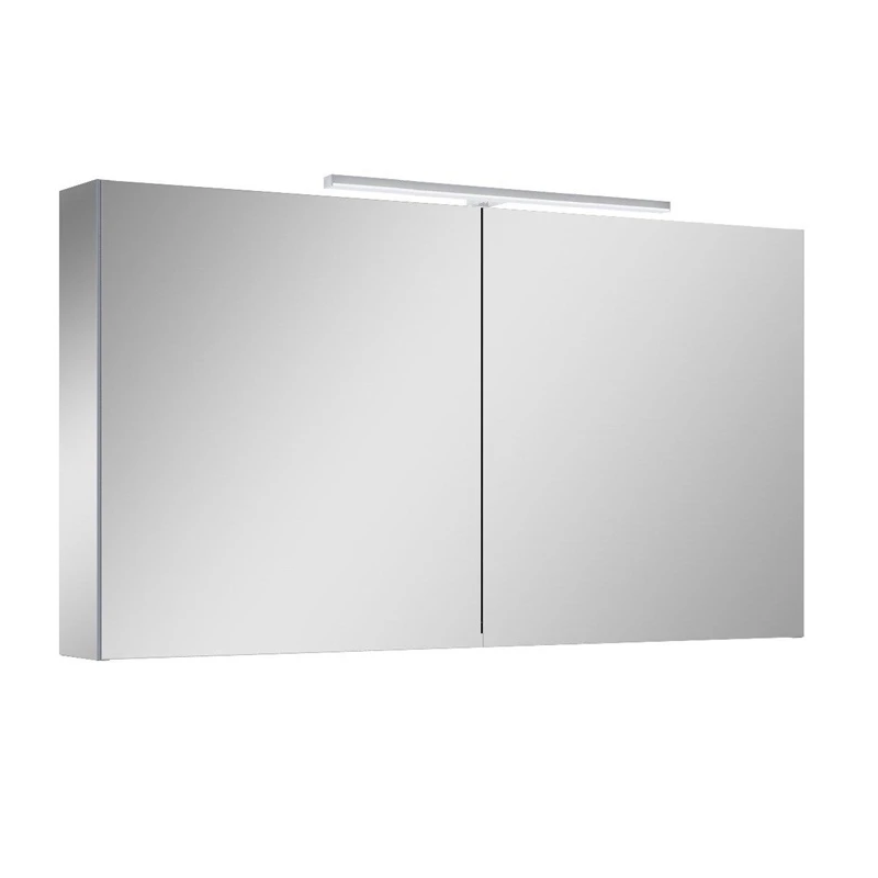 Piekaramais skapītis Ekoline 120 ar spoguli un LED apgaismojumu