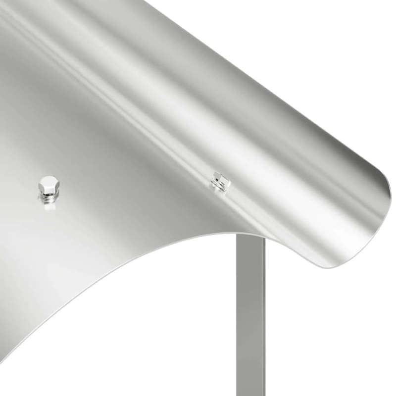 vidaXL Skursteņa vāks Sudraba 59,5 x 50 x 36,5 cm Nerūsējošs tērauds