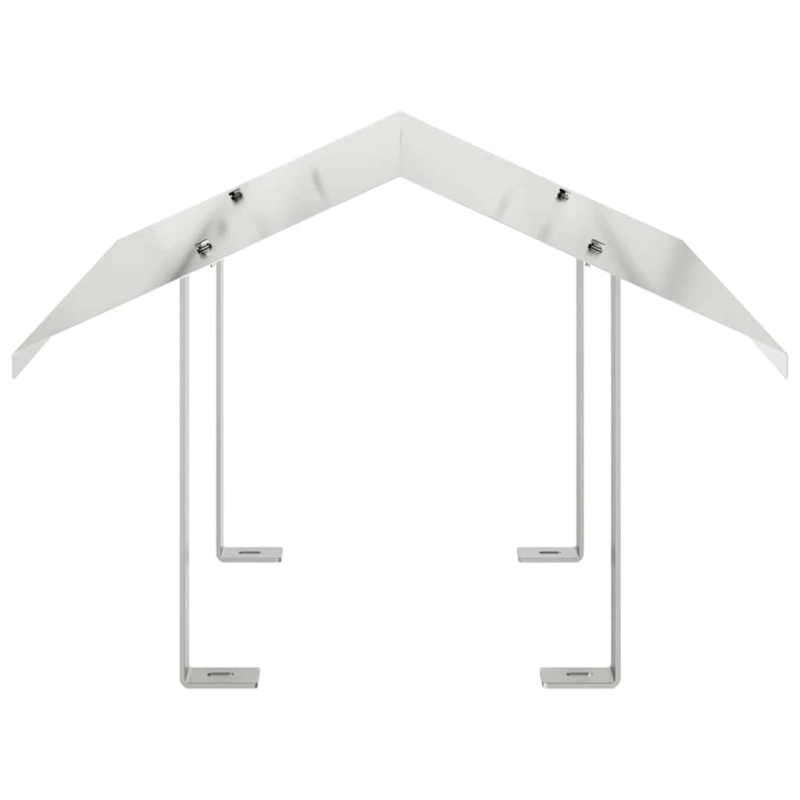 vidaXL Skurstene vāks Sudraba 50 x 50 x 37 cm Nerūsējošs tērauds