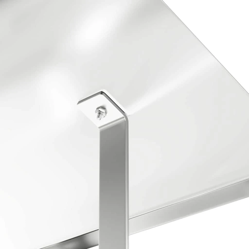 vidaXL Skurstene vāks Sudraba 50 x 60 x 37 cm Nerūsējošs tērauds