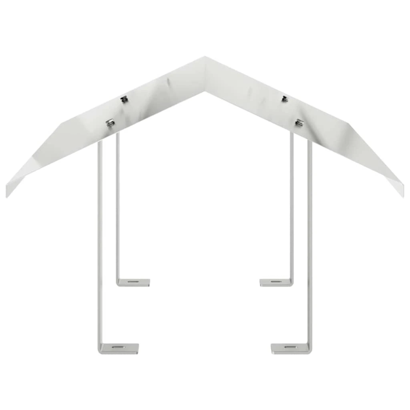 vidaXL Skurstene vāks Sudraba 50 x 60 x 37 cm Nerūsējošs tērauds