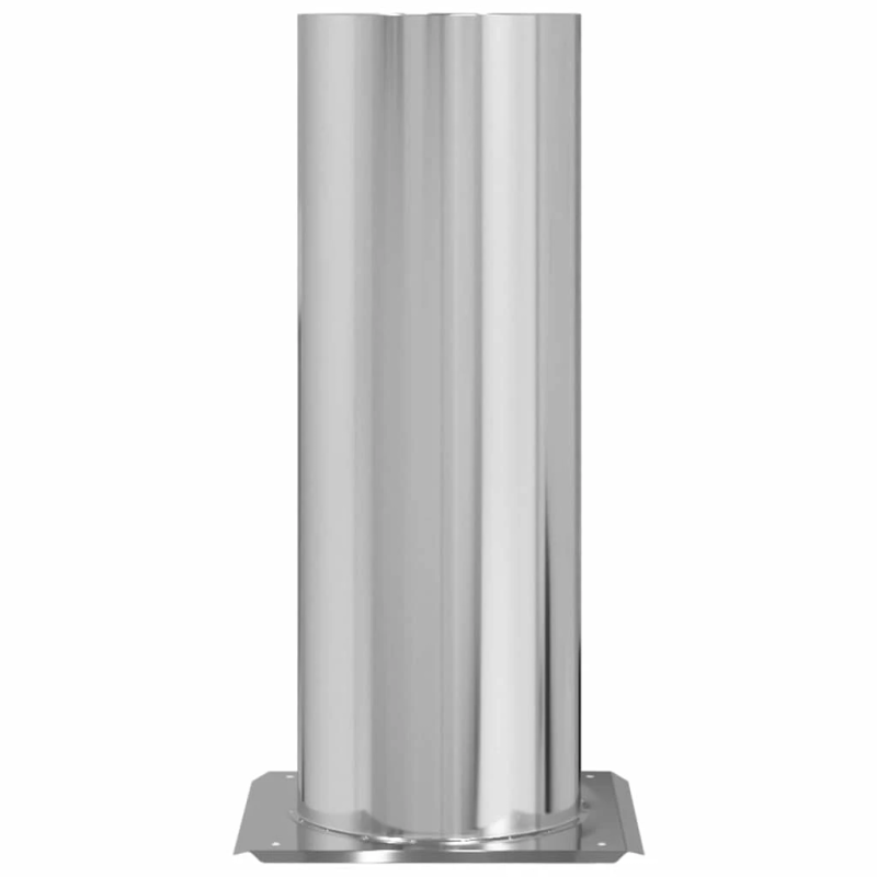 vidaXL Skursteņa galvas pagarinājums Sudraba 29 x 29 x 50 cm