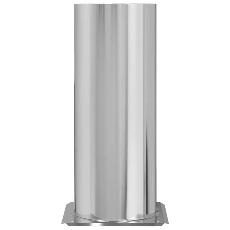 vidaXL Skursteņa galvas pagarinājums Sudraba 31 x 31 x 50 cm
