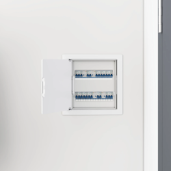 vidaXL Piekļuves paneļi 2 pcs Balts 20 x 20 cm ABS plastmasa