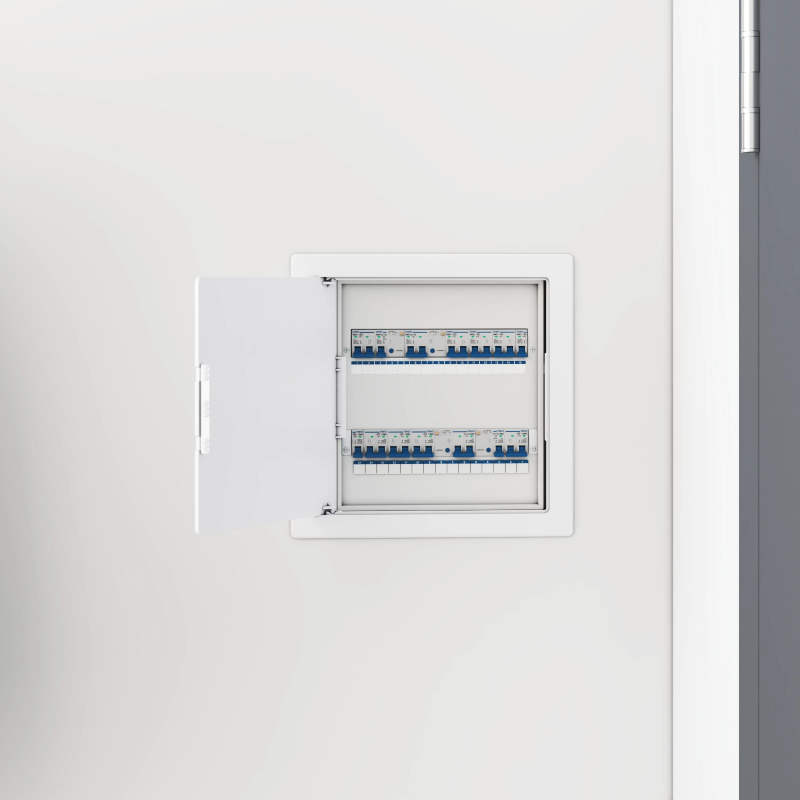 vidaXL Piekļuves paneļi 2 pcs Balts 20 x 20 cm ABS plastmasa