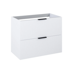 Apakšējais skapis Deco 80 ar 2 durvīm balts matēts
