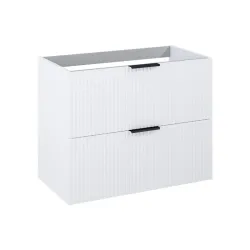 Apakšējais skapis Deco 80 ar 2 durvīm balts matēts