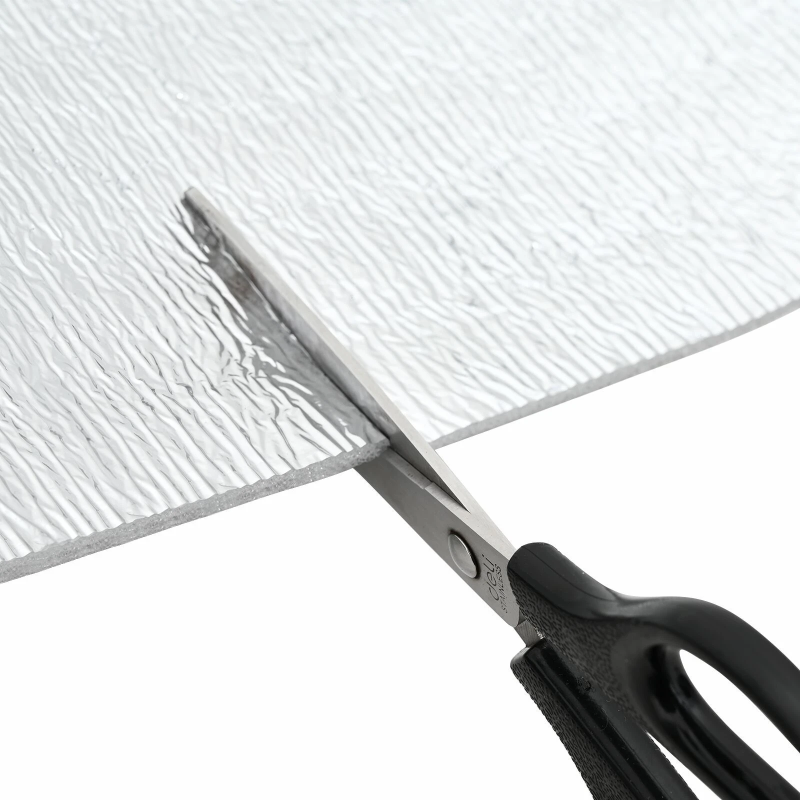 vidaXL Radiatora siltuma atstarotājs Sudraba 50 x 1 m Polietilēns