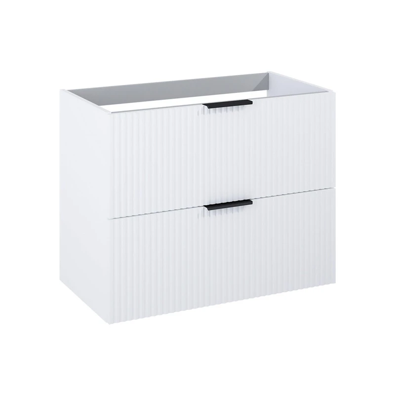 Apakšējais skapis Deco 80 ar 2 durvīm balts matēts