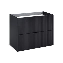 Skapītis ap.piek.deco 80 2dr melns mat.