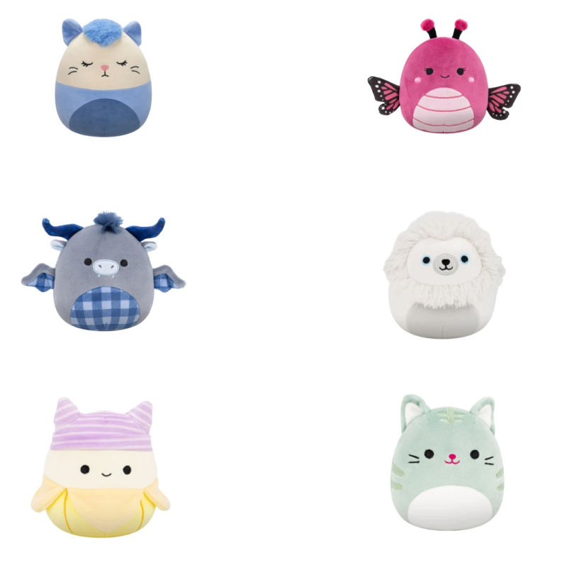 SQUISHMALLOWS W26 Plīša rotaļlieta, 12 cm