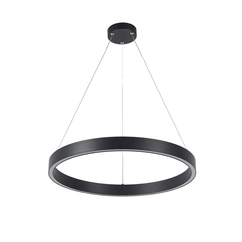 Lampa griestu led midway 60cm melna iii