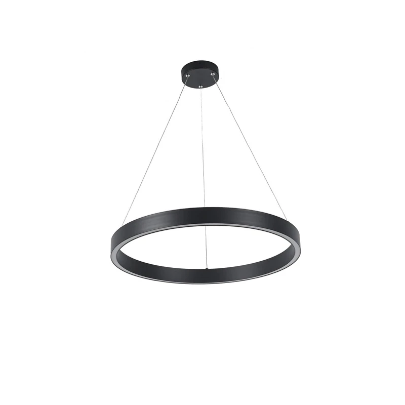 Lampa griestu led midway 60cm melna iii