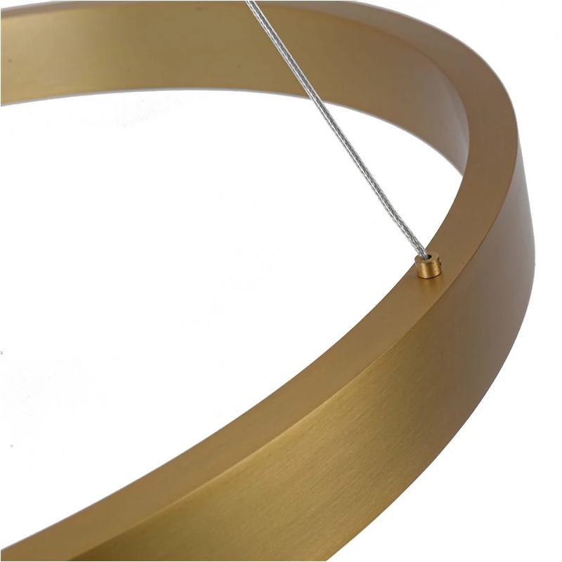 Lampa griestu led midway 60cm zelta iii