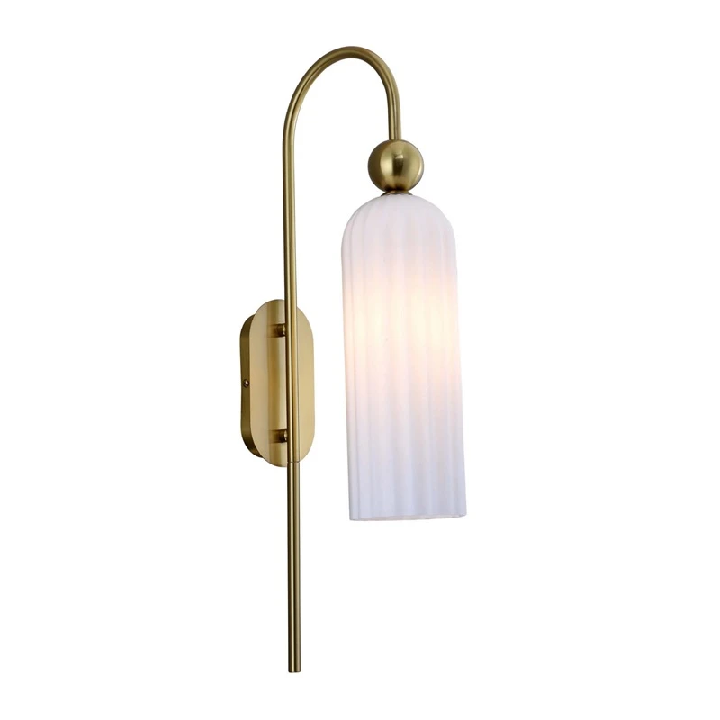 Lampa sienas piega e14 lp-939-1w balta